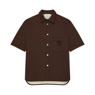Givenchy Camisa de Manga Corta - Shirts - Hombre - Marr&oacute;n - L