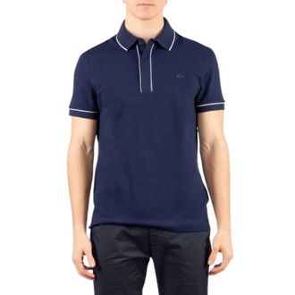 Lacoste Polo Shirts, male, Blue, Size: 2XL Smart Paris Polo