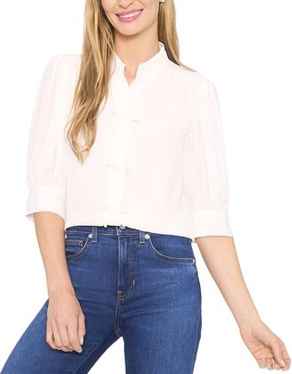 CeCe by Cynthia Steffe Cece Regular Fit Button Up