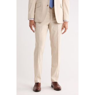 ConStruct Plaid Suit Pants in Tan at Nordstrom Rack, Size 40 X 32