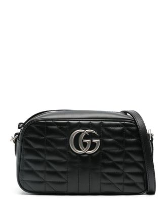 Gucci GG Marmont kleine schoudertas - Zwart