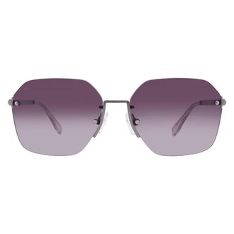 Priv&eacute; Revaux Grey Shaded Violet Geometric Unisex Sunglasses THE CHOSEN/S 06LB/H1 58