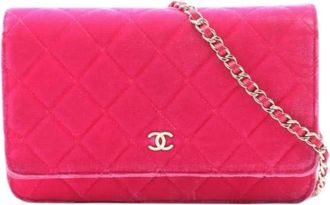 Chanel Borsa a tracolla vintage in velluto Pre-owned - - Pre-owned - Donna - Rosa - ONE SIZE