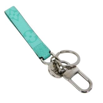 Louis Vuitton Pre-owned Accessories, unisex, Green, Size: ONE SIZE Pre-owned Dragonne Slim Key Ring M01105