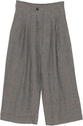 Ziggy Chen Check-pattern Trousers