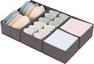 OEM Organizador De Cajones Para Ropa, Juego De 4, Separadores De Cajones Poco Profundos Para Guarder&iacute;a, Ropa, Ropa De Beb&eacute;, Calcetines, Ropa Interior, Cor