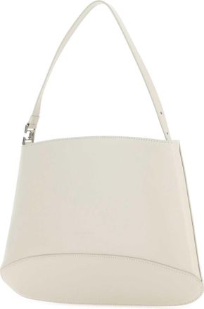 Low Classic Womens Leather Shoulder Bag White