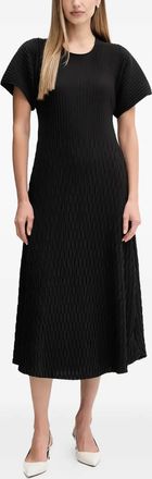 Sandro Ferrone Bacillo pleated midi dress - Black