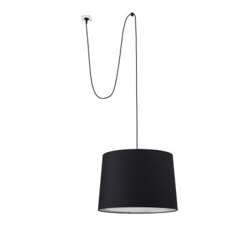 Faro Barcelona Conga L&aacute;mpara Colgante Negra Con Clavija 68604-56