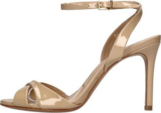 Schutz Sandalen Beige - Dames - Sandalen met hakken - Beige - 40 EU - Leer - Schoenen