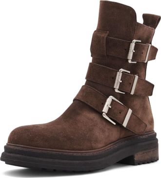 Aquatalia Womens Follina Fashion Boot, Taupe Suede, 7.5 UK