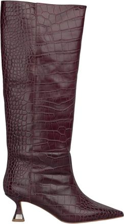Alma En Pena Hoge laars mini hak - Dames - Laarzen met Hak - Rood - 39 EU - Schoenen