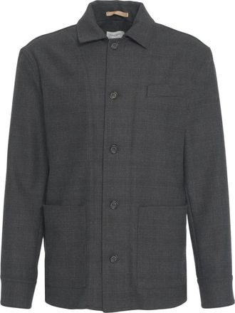 Paolo Pecora Grijze Blazer voor Mannen Aw 25 - Heren - Zomerjassen - Grijs - XL - Jassen