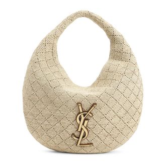 Saint Laurent Icare Hobo Bag - female - Saint Laurent - Handbags - Beige - ONE SIZE - Bags