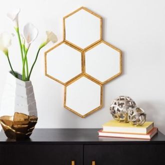 Ashley Safavieh Galen Mirror, Gold