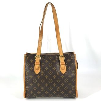 Louis Vuitton Brown Monogram Canvas Shoulder Bag Tote Bag (Pre-Owned)