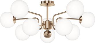 Maytoni Maytoni - Erich L&aacute;mpara De Techo Moderna Globo 10 Luces Lat&oacute;n E14