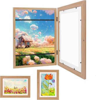 OEM Marco Para Dibujo Infantil - Marco Intercambiable - Marco Premium Para Dibujo Infantil - Marco Art&iacute;stico - Marco Intercambiable - Obra De Arte - Tama&ntilde;