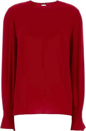 Valentino Garavani Georgette Ruffled Blouse