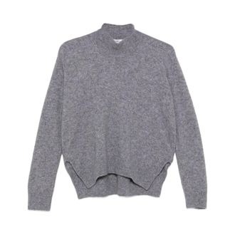 MRZ Su&eacute;ter de cachemira de cuello alto - Knitwear - Mujer - Gris - M