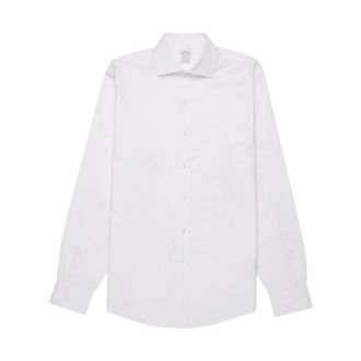 Brooks Brothers Regent Fit Non-Iron Overhemd met gespreide kraag - Heren - Zakelijke Overhemden - Wit - XS - Katoen - Overhemden
