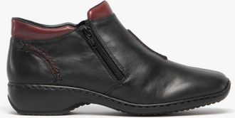 Rieker L3882-00 Womens Leather Boots Black - Size UK 7.5