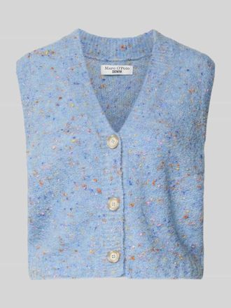 Marc O'Polo Denim Marc OPolo Denim Regular Fit Pullunder aus Schurwoll-Mix in Hellblau, Größe XL