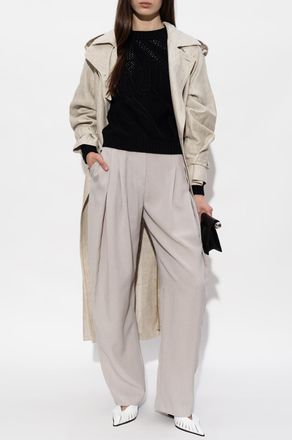 Max Mara Trench Coat Pedaggi, Womens, Beige
