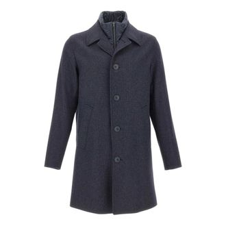 Herno Abrigo de un solo pecho - Coats - Hombre - Azul - XL