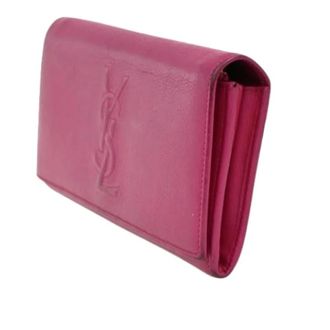 Saint Laurent Pre-owned Wallets, female, Pink, Size: ONE SIZE Pre-owned Belle de Jour Flap Wallet