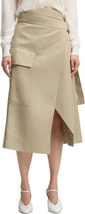 HUGO BOSS Dames, Rokken, Beige, Maat: S Katoen