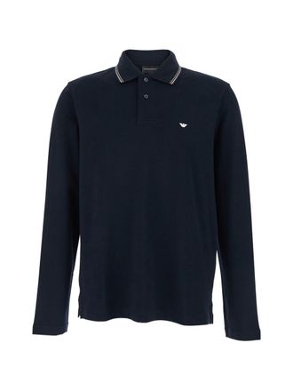 Emporio Armani Logo Baumwoll-Poloshirt