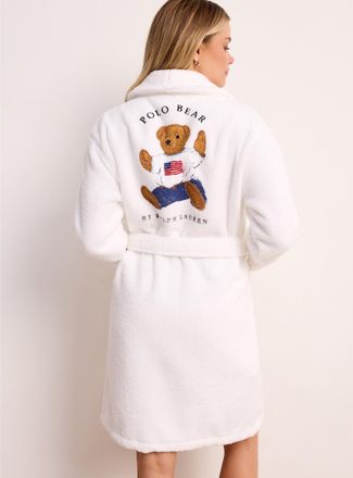 Polo Ralph Lauren Polo Shirt Ralph Lauren - Womens Teddy bear print terry bathrobe