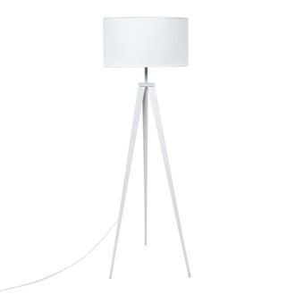 Koketto Home L&aacute;mpara de pie con base de tres patas blanca