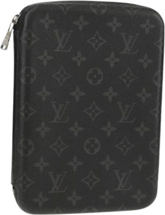 Louis Vuitton Pre-owned Wallets, female, Black, Size: ONE SIZE Pre-owned Canvas Home-Office Wallet