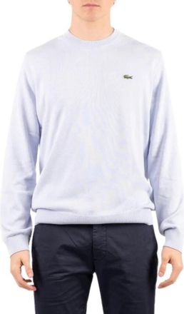 Lacoste Pullover - Heren - Ronde hals truien - Blauw - XL - Katoen - Truien & Vesten