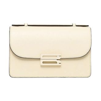 Victoria Beckham Dames, Tassen, Beige, Maat: ONE Size Leer