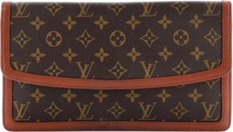 Louis Vuitton Dame Pochette Monogram Canvas GM clutch bag - Marrone