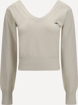 Vivienne Westwood Maglione Beatrice collo a V Woman XS
