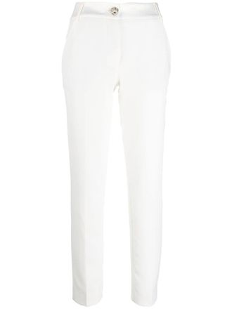 Philipp Plein High waist broek - Wit