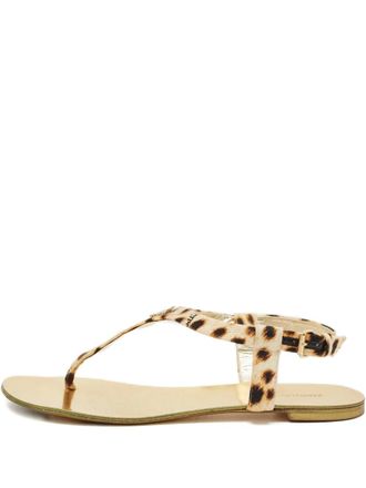 Roberto Cavalli thong sandals - Neutrals