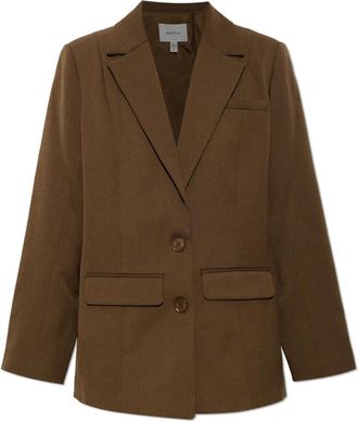 Gestuz GZstacy Blazer - Dames - Blazers - Bruin - M - Leer - Jassen