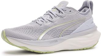 Puma Foreverrun Nitro 2 Running Shoes Womens Shoes Silver Mist/Apple Spritz : 10.5 B - Medium, Textile