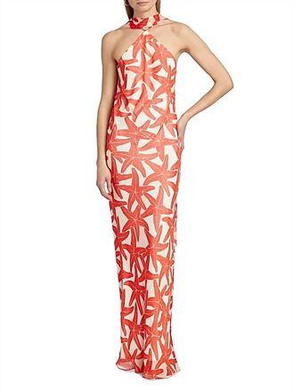 Amanda Uprichard Santorelli Dress In Starfish Print