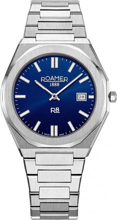 Roamer 972980-41-45-20 Mens R8 Watch - Silver - One Size