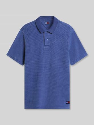 Tommy Jeans Relaxed Fit Poloshirt aus reiner Baumwolle in Blau, Gr&ouml;&szlig;e XXL
