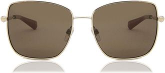 Burberry BE3158 135573 Womens Sunglasses Gold Size 58