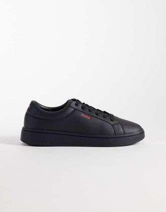 HUGO BOSS HUGO Red - Sneakers grigie con logo-Nero