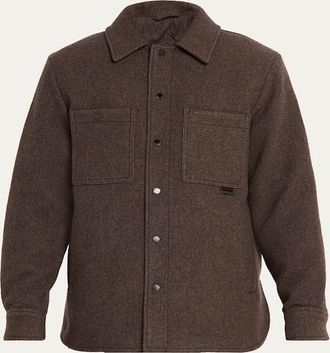 Canada Goose Mens Atkinson Snap-Front Shirt Jacket