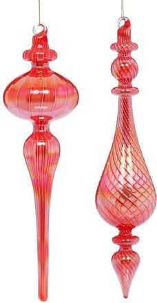 Mark Roberts Ornate Finial Ornament, Set of 6 in Red at Nordstrom